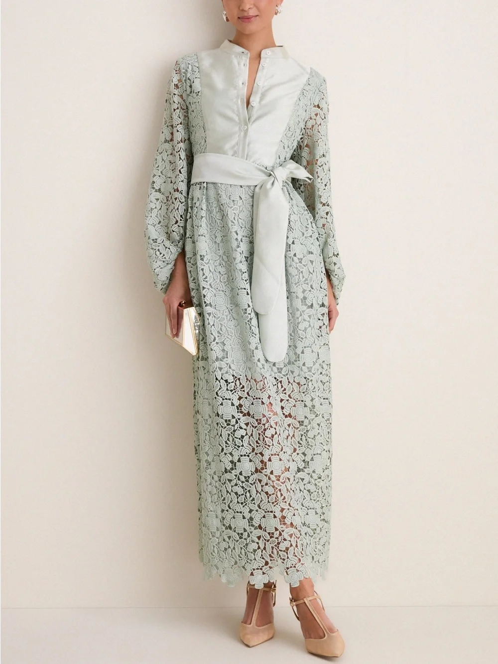 Tuckernuck Sage Lace Calliope Dress